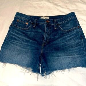 Madewell high-rise denim shorts Sz 32